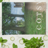 コッツウォーズブロードウェイタワーティータオル キッチンタオル (折り畳み)