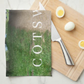 コッツウォーズブロードウェイタワーティータオル キッチンタオル (四つ折り)