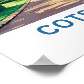 コッツウォールズイングランドトラベルプリント ポスター (角)