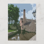 コッツウォールズビレッジウォーターミルビューポストカード ポストカード (正面)