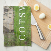 コッツワーズビベリーアーリントンロウティータオル キッチンタオル (四つ折り)