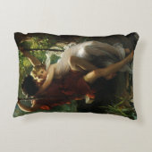 『コットによる春』- 恋人たちのブランコ（ピエール・オーギュスト・コット） アクセントクッション (裏面)