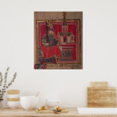 コットネロD VIII Offa、マーシアの王 ポスター (キッチン)