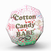 コットンお洒落キャンディバーベフォトアートブロック フォトブロック (左)