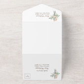 コットンアントラーボ結婚ーホズ オールインワン招待状 (外側)