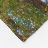 コットンウッドツリー |ユタ州キャピトルリーフ国立公園 フリースブランケット (角)