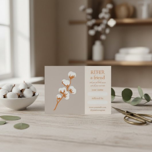 コットンエレガントブランチ紹介カード 名刺