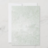 コットンエレガントホワイトピースリリー結婚ズ 招待状 (裏面)