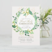 コットンガーデンリースグリーンファースト聖餐式 招待状 (スタンド正面)