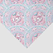 コットンキャンディかわいいバニーマンダラアールデコホタテ 薄葉紙 (詳細)