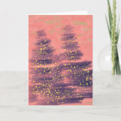コットンキャンディウィンタースケープホリデーアートカード カード (正面)