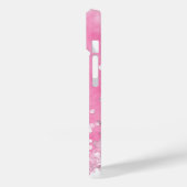 コットンキャンディグリッターかわいいガーリーピンク Case-Mate iPhoneケース (裏面 / 左)