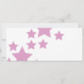 コットンキャンディサーカステント誕生日チケットパーティー 招待状 (裏面)