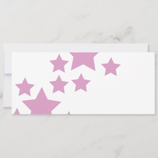 コットンキャンディサーカステント誕生日チケットパーティー 招待状 (裏面)