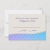 コットンキャンディスウィートRSVP 出欠カード (正面)