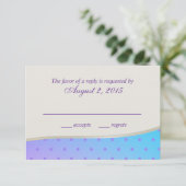 コットンキャンディスウィートRSVP 出欠カード (スタンド正面)