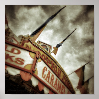 コットンキャンディスクエアポスター ポスター