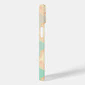 コットンキャンディスターダスト桃ティール(緑がかった色)パープルパステル Case-Mate iPhoneケース (裏面 / 右)