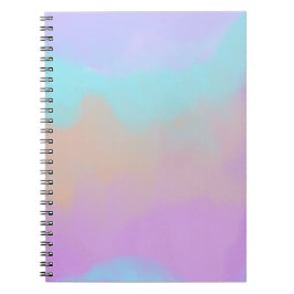 コットンキャンディスワールデジタルプリント ノートブック