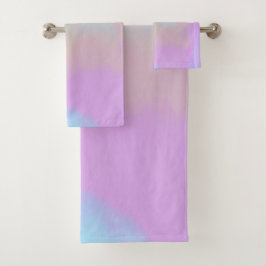 コットンキャンディスワールデジタルプリント バスタオルセット