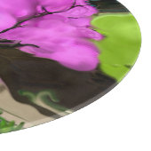 コットンキャンディツリーズ抽象芸術アート カッティングボード (角)