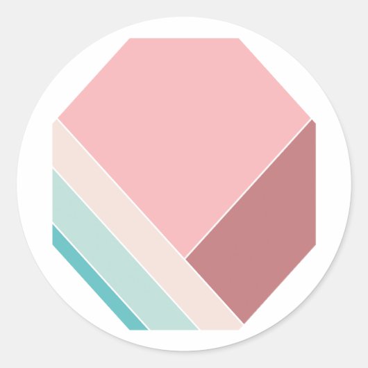 コットンキャンディトレンディーサマーホーム ラウンドシール (正面)