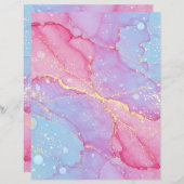 コットンキャンディドリームスクラップブック紙 (正面/裏面)