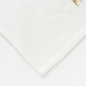 コットンキャンディパステル虹の水色かわいい フリースブランケット (角)