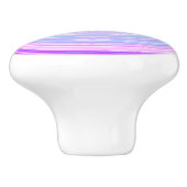 コットンキャンディピンクスカイブルーパープル セラミックノブ (側面)