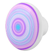 コットンキャンディピンクスカイブルーパープル セラミックノブ (右)