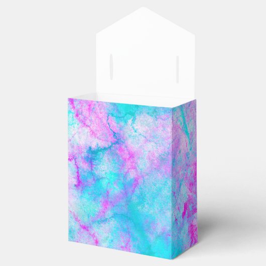 コットンキャンディピンク&ブルーウォーター色の洗い流し汚れ フェイバーボックス (オープン)