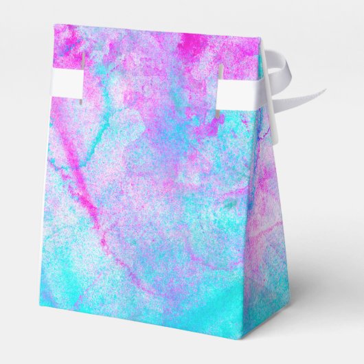 コットンキャンディピンク&ブルーウォーター色の洗い流し汚れ フェイバーボックス (裏面サイド)