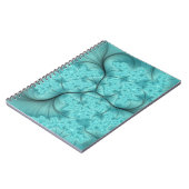 コットンキャンディフラクタルアートノート ノートブック (左側)