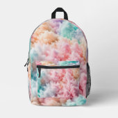 コットンキャンディフラフ プリントバックパック (正面)