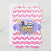 コットンキャンディベビー物 招待状 (正面)