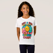 コットンキャンディーが大好きな女の子 Tシャツ (正面フル)