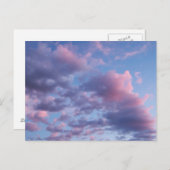 コットンキャンディーのような夕日 ポストカード (正面/裏面)