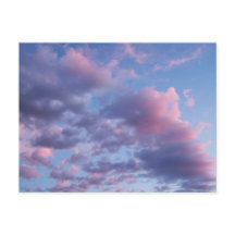 コットンキャンディーのような夕日