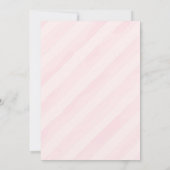 コットンキャンディーの誕生日パーティーの招待 招待状 (裏面)