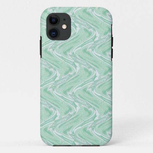 コットンキャンディーグリーン抽象芸術 Case-Mate iPhoneケース (裏面)
