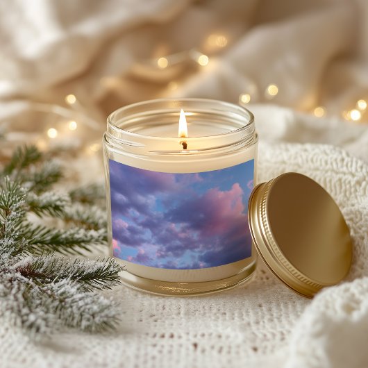 コットンキャンディーサンセット 長方形シール