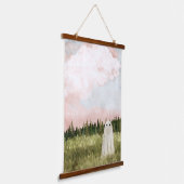 コットンキャンディースキー 吊り下げ型タペストリー (傾斜あり)