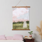 コットンキャンディースキー 吊り下げ型タペストリー (寝室)