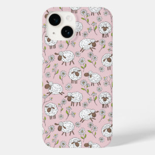 コットンキャンディーピンクに羊を数える Case-Mate iPhone 14ケース