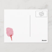 コットンキャンディーポストカード ポストカード (裏面)