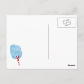 コットンキャンディーポストカード ポストカード (裏面)