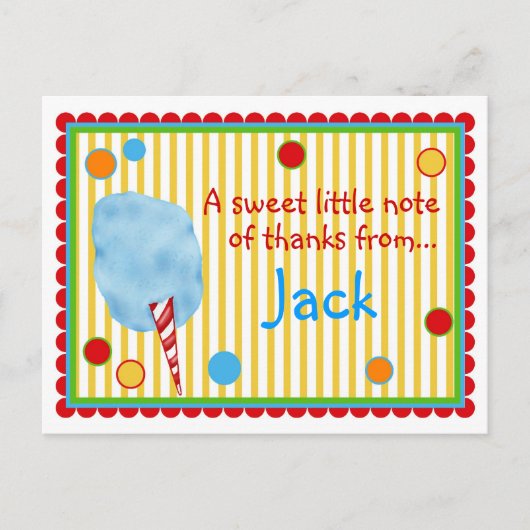 コットンキャンディーポストカード ポストカード (正面)