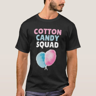 コットンキャンディー仲間Tシャツ ふざけた綿菓子デザイン Tシャツ