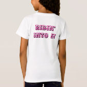 コットンキャンディ女性のカーボーイ Tシャツ (裏面)