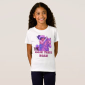コットンキャンディ女性のカーボーイ Tシャツ (正面フル)